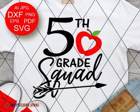 5th grade squad Party Season store 1